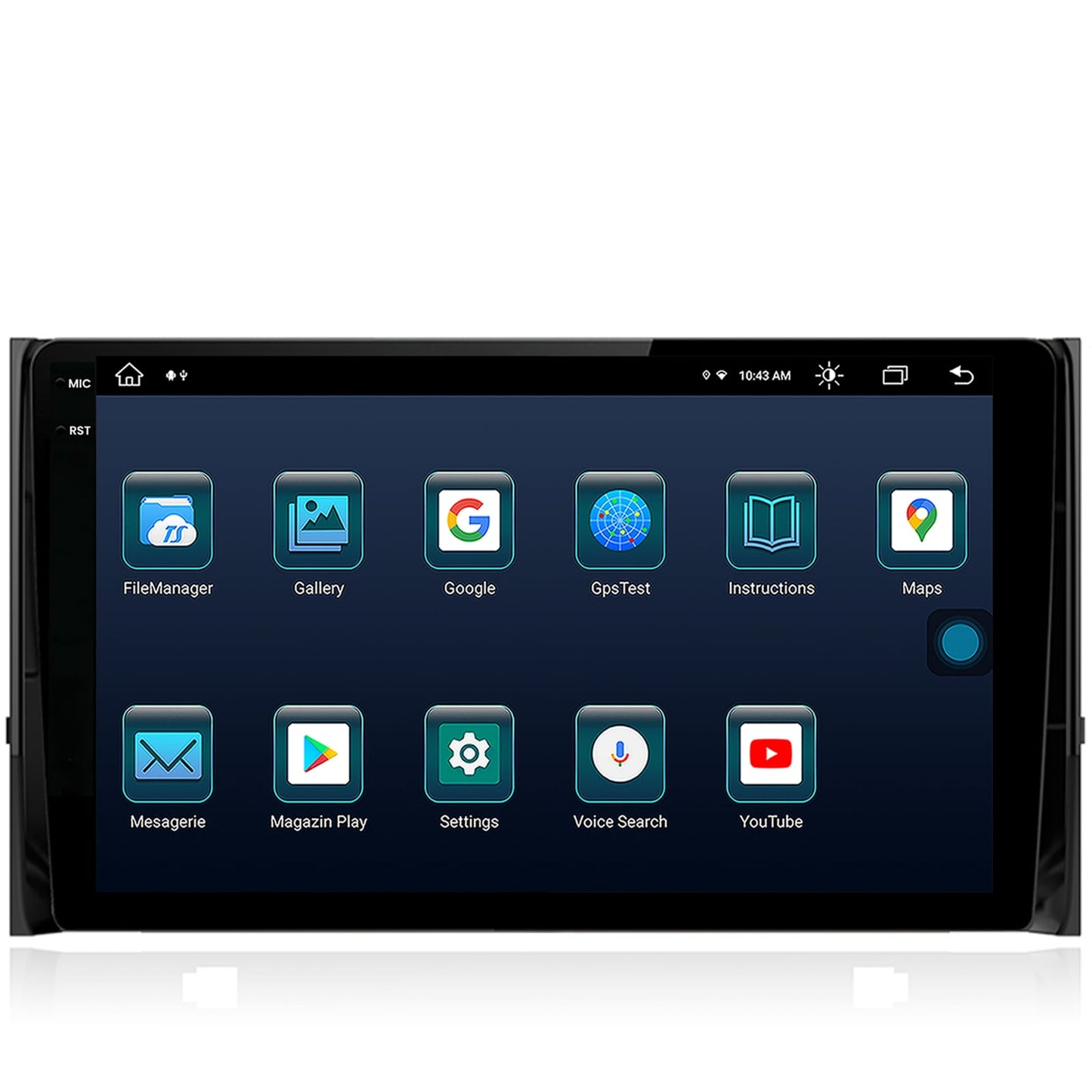 Navigatie Skoda Kodiaq, Android, X-Octacore / 8GB RAM + 256GB ROM, 10.36 Inch - AD-BGX10008+AD-BGRKIT028