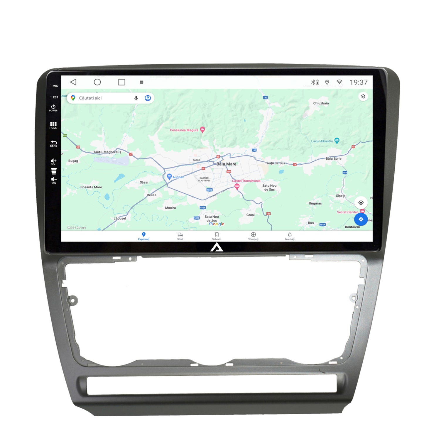 Navigatie Skoda Octavia 2, Android, A-Octacore / 4GB RAM + 64GB ROM, 10.1 Inch - AD-BGA10004+AD-BGRKIT048