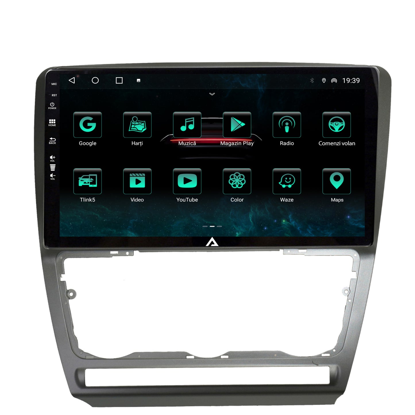 Navigatie Skoda Octavia 2, Android, A-Octacore / 4GB RAM + 64GB ROM, 10.1 Inch - AD-BGA10004+AD-BGRKIT048