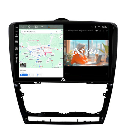 Navigatie Skoda Octavia 2, Android, A-Octacore / 4GB RAM + 64GB ROM, 10.1 Inch - AD-BGA10004+AD-BGRKIT048v2