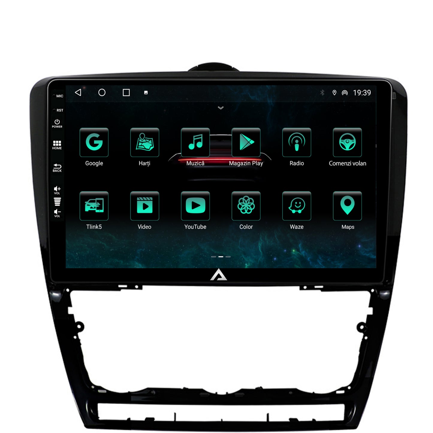 Navigatie Skoda Octavia 2, Android, A-Octacore / 4GB RAM + 64GB ROM, 10.1 Inch - AD-BGA10004+AD-BGRKIT048v2