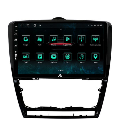 Navigatie Skoda Octavia 2, Android, A-Octacore / 4GB RAM + 64GB ROM, 10.1 Inch - AD-BGA10004+AD-BGRKIT048v2
