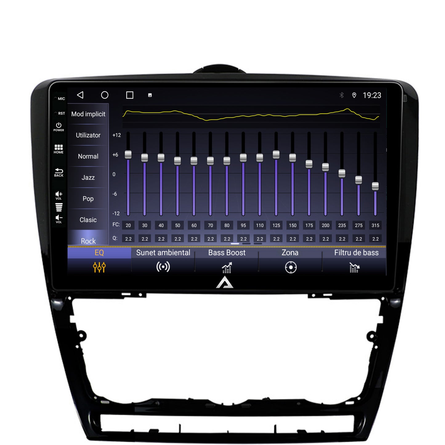 Navigatie Skoda Octavia 2, Android, A-Octacore / 4GB RAM + 64GB ROM, 10.1 Inch - AD-BGA10004+AD-BGRKIT048v2