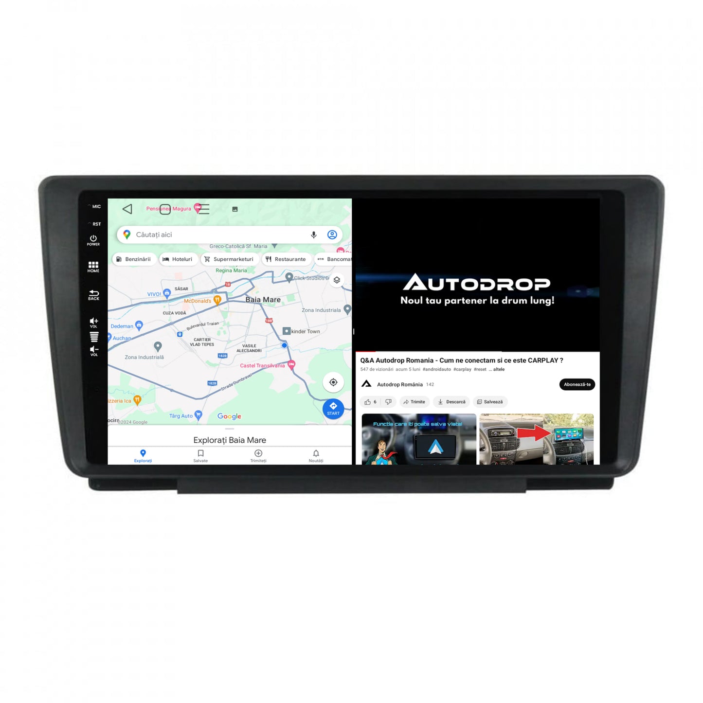 Navigatie Skoda Octavia 2, Android, E-Octacore / 2GB RAM + 32GB ROM, 9 Inch - AD-BGE9002+AD-BGRKIT038
