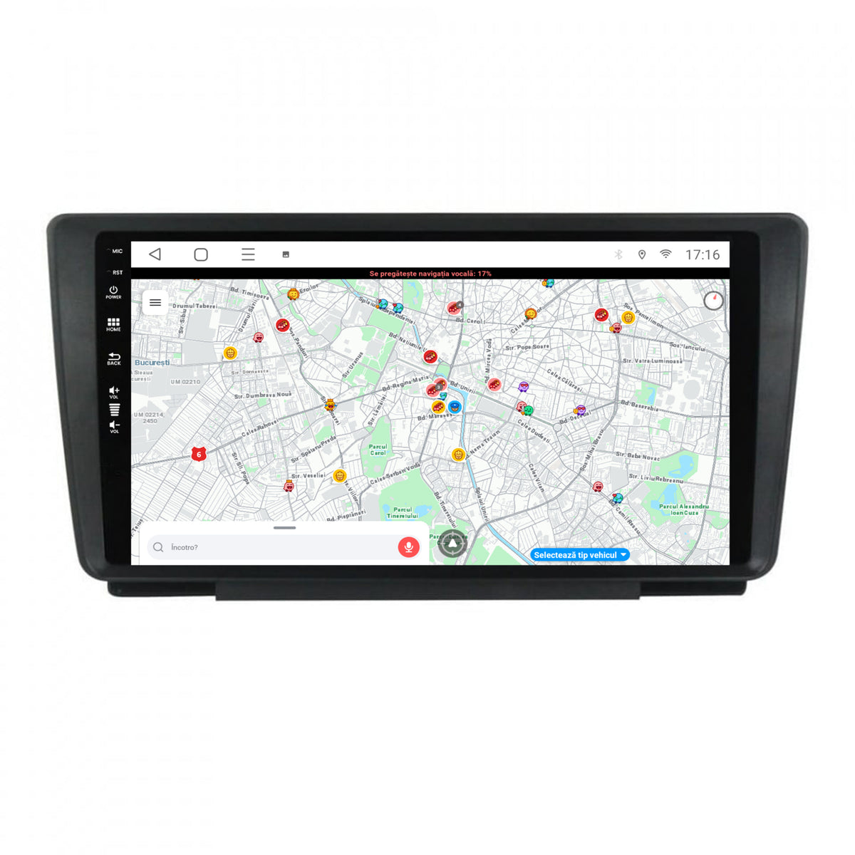 Navigatie Skoda Octavia 2, Android, E-Octacore / 2GB RAM + 32GB ROM, 9 Inch - AD-BGE9002+AD-BGRKIT038
