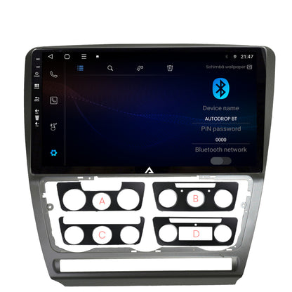 Navigatie Skoda Octavia 2, Android, P-Octacore / 2GB RAM + 32GB ROM, 10.1 Inch - AD-BGP10002+AD-BGRKIT048