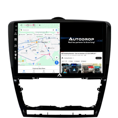 Navigatie Skoda Octavia 2, Android, P-Octacore / 2GB RAM + 32GB ROM, 10.1 Inch - AD-BGP10002+AD-BGRKIT048v2