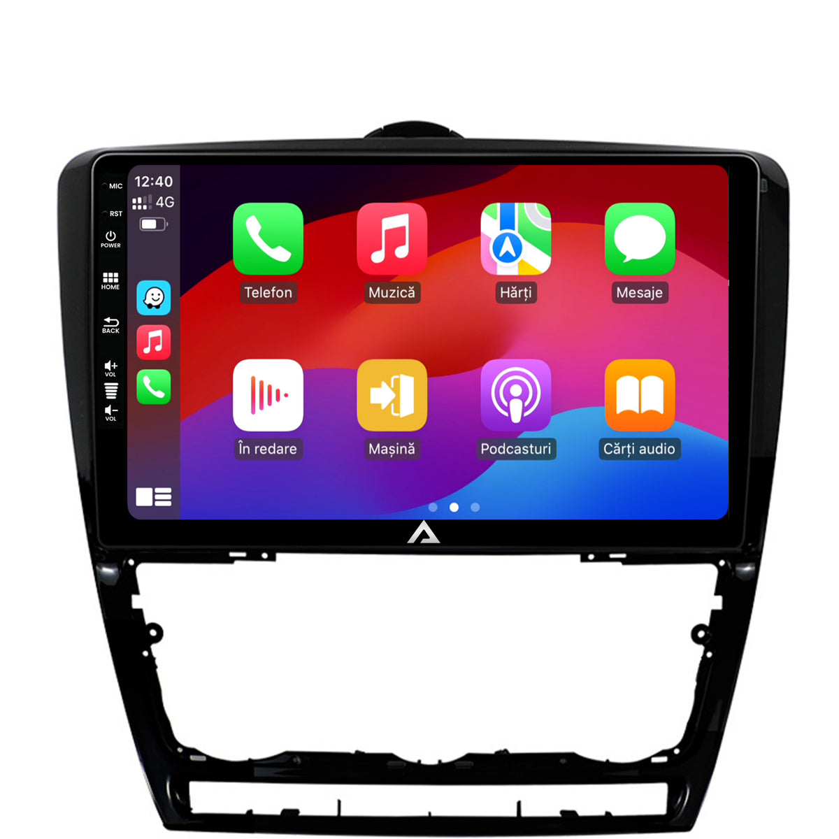 Navigatie Skoda Octavia 2, Android, P-Octacore / 2GB RAM + 32GB ROM, 10.1 Inch - AD-BGP10002+AD-BGRKIT048v2