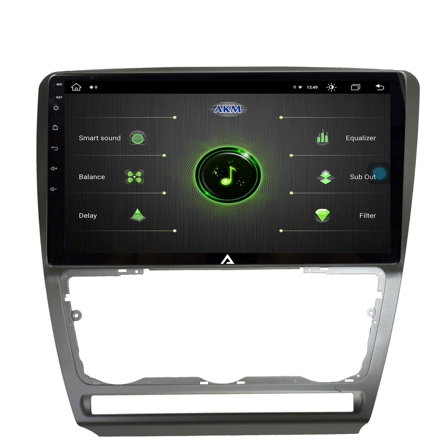 Navigatie Skoda Octavia 2, Android, Z-Octacore / 8GB RAM + 256GB ROM, 10.1 Inch - AD-BGZ10008+AD-BGRKIT048