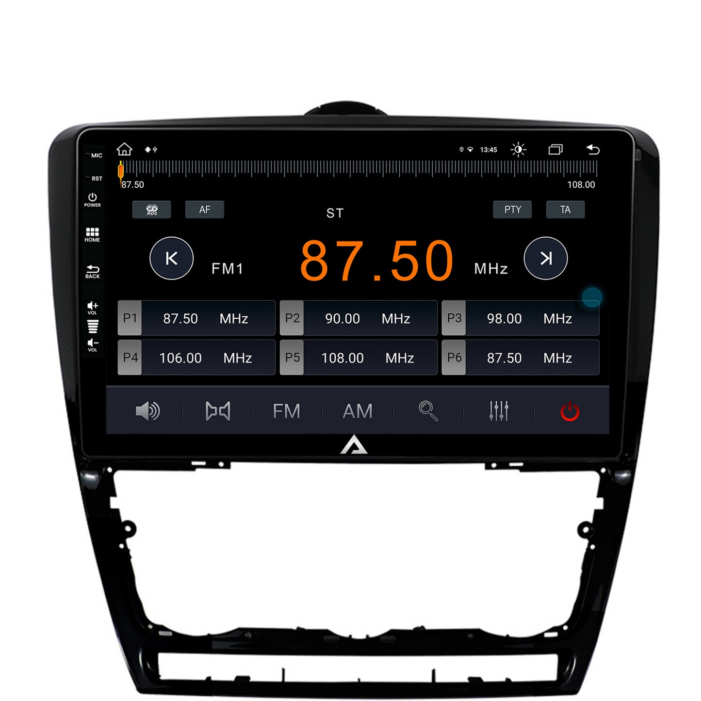 Navigatie Skoda Octavia 2, Android, Z-Octacore / 8GB RAM + 256GB ROM, 10.1 Inch - AD-BGZ10008+AD-BGRKIT048v2