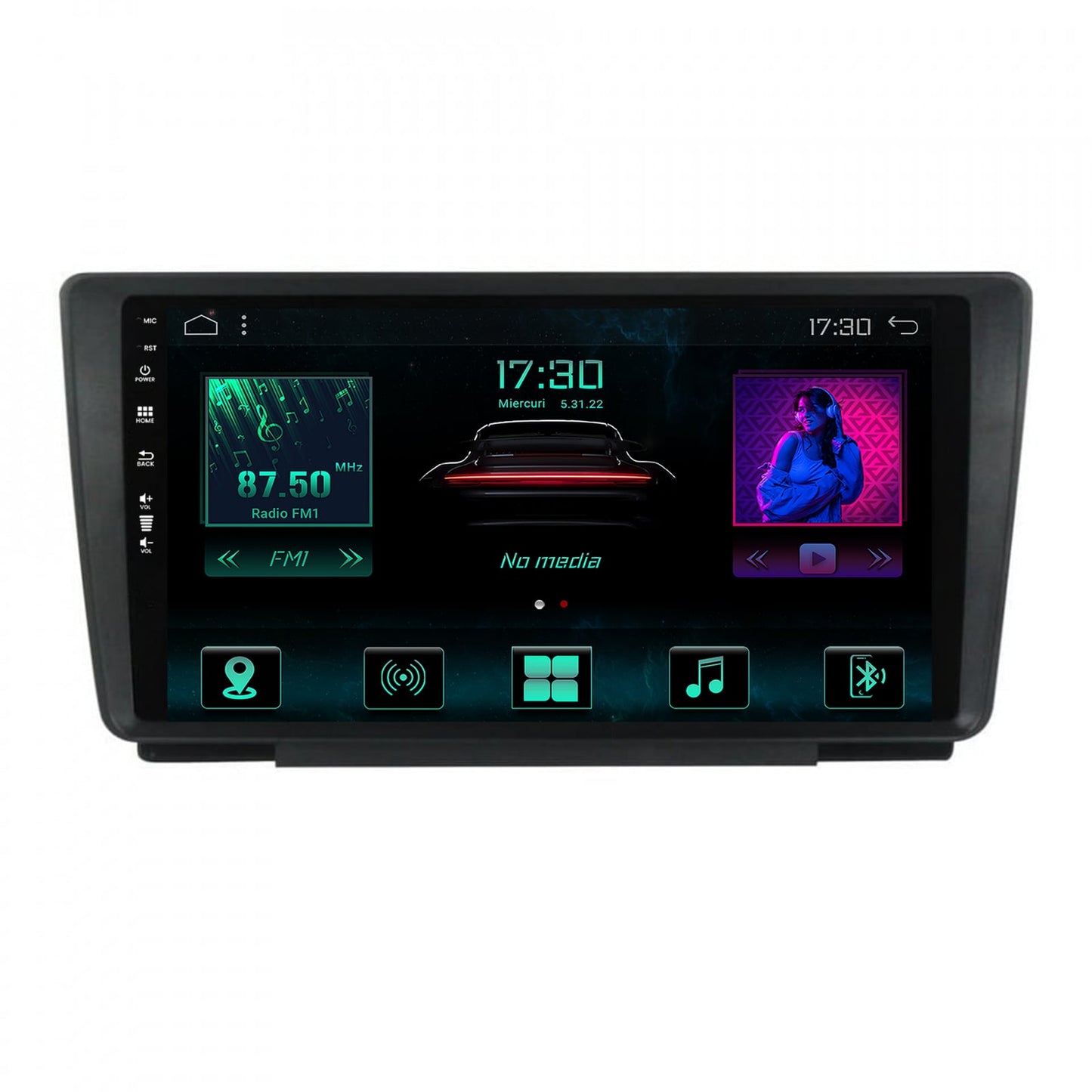 Navigatie Skoda Octavia 2, Android, A-Octacore / 4GB RAM + 64GB ROM, 9 Inch - AD-BGA9004+AD-BGRKIT038