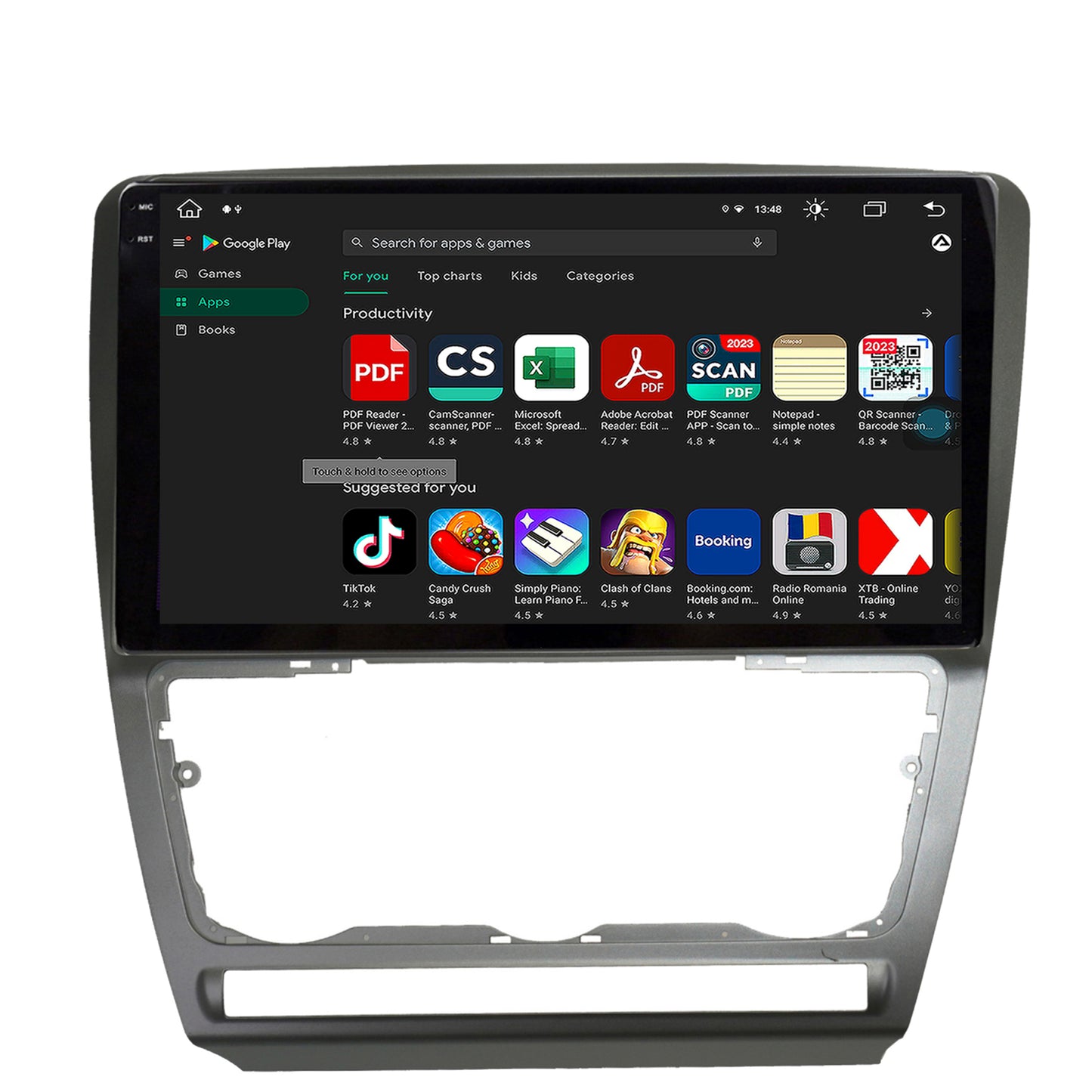 Navigatie Skoda Octavia 2, Android, V-Octacore / 4GB RAM + 64GB ROM, 10.36 Inch - AD-BGV10004+AD-BGRKIT048