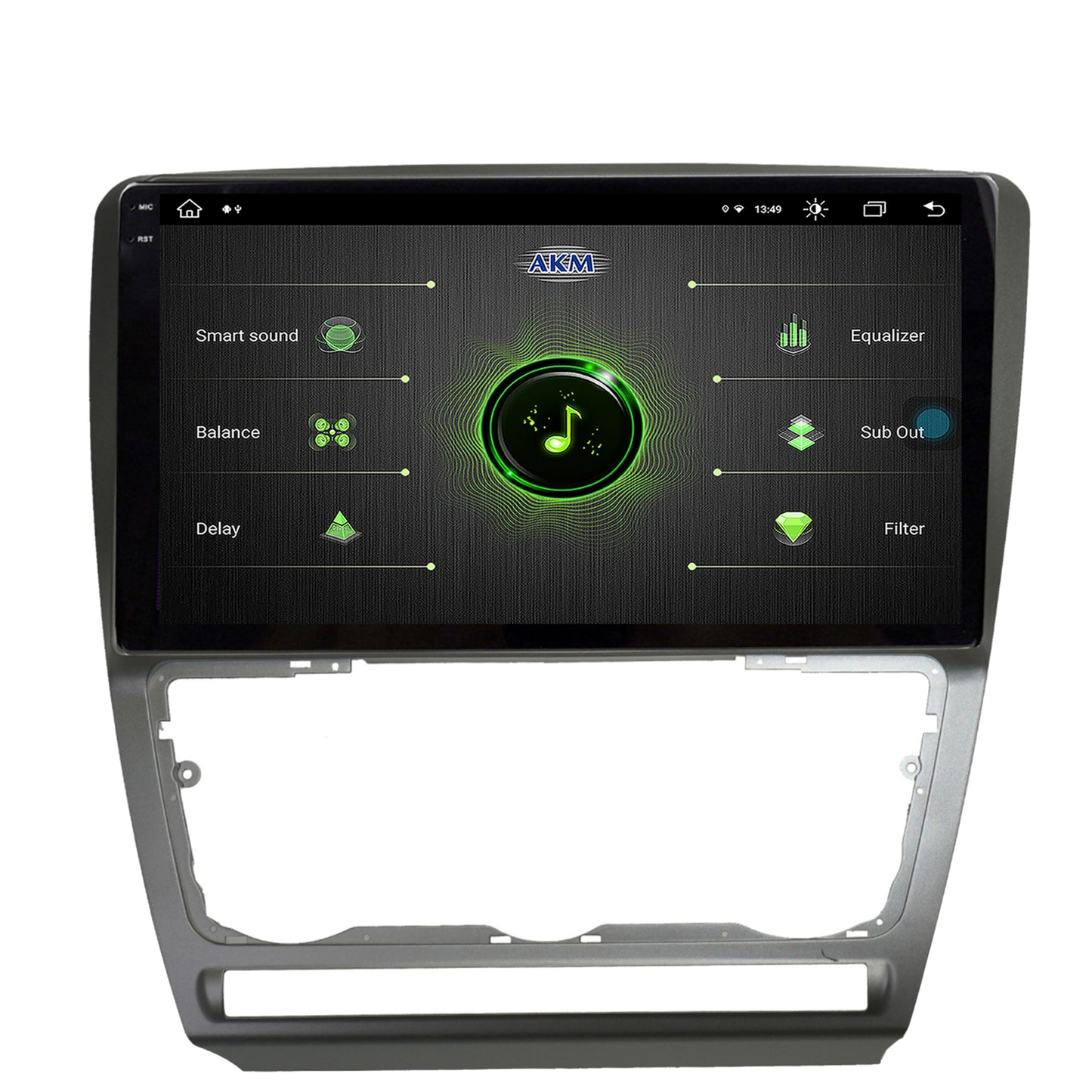 Navigatie Skoda Octavia 2, Android, V-Octacore / 4GB RAM + 64GB ROM, 10.36 Inch - AD-BGV10004+AD-BGRKIT048