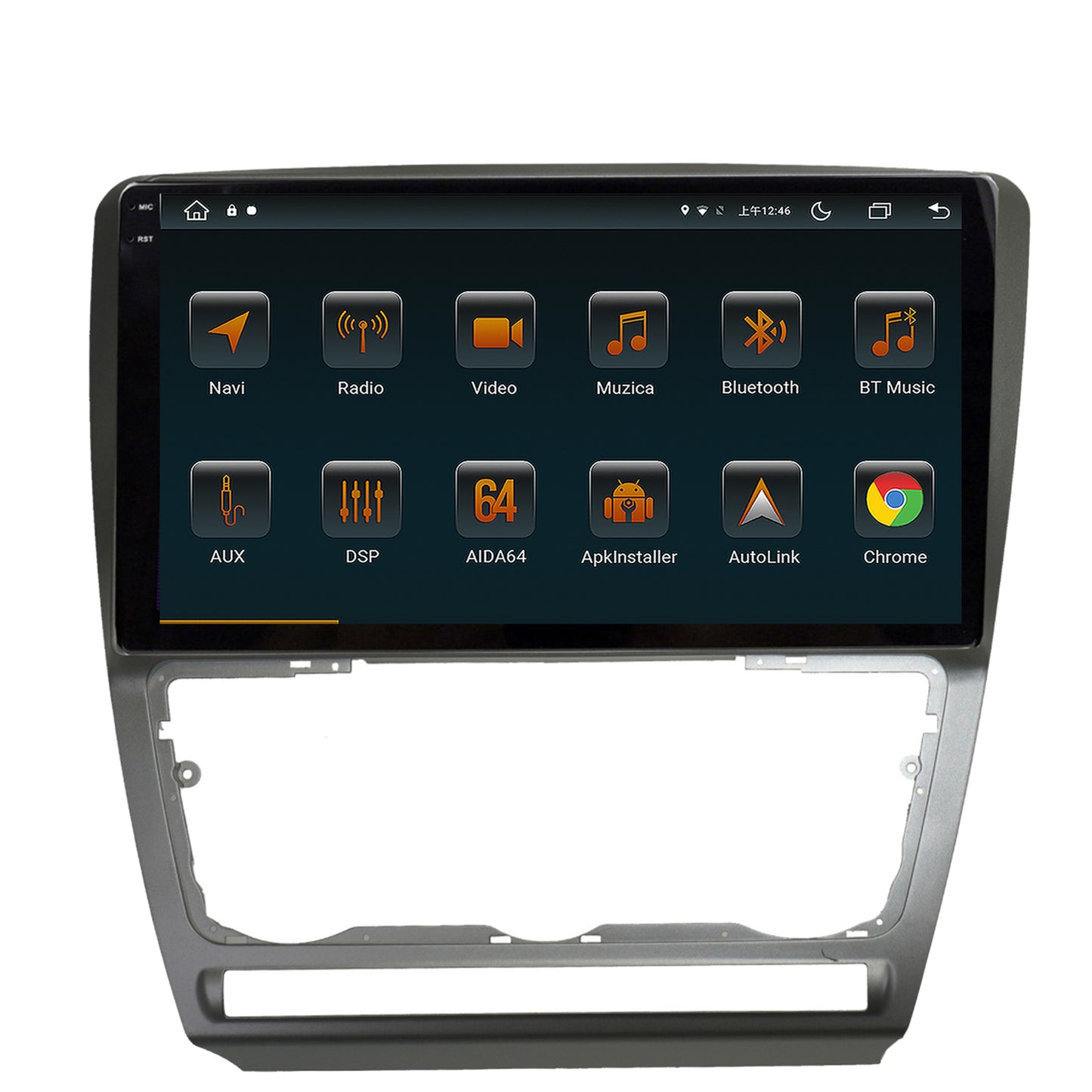 Navigatie Skoda Octavia 2, Android, V-Octacore / 4GB RAM + 64GB ROM, 10.36 Inch - AD-BGV10004+AD-BGRKIT048