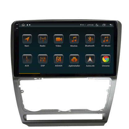 Navigatie Skoda Octavia 2, Android, V-Octacore / 4GB RAM + 64GB ROM, 10.36 Inch - AD-BGV10004+AD-BGRKIT048
