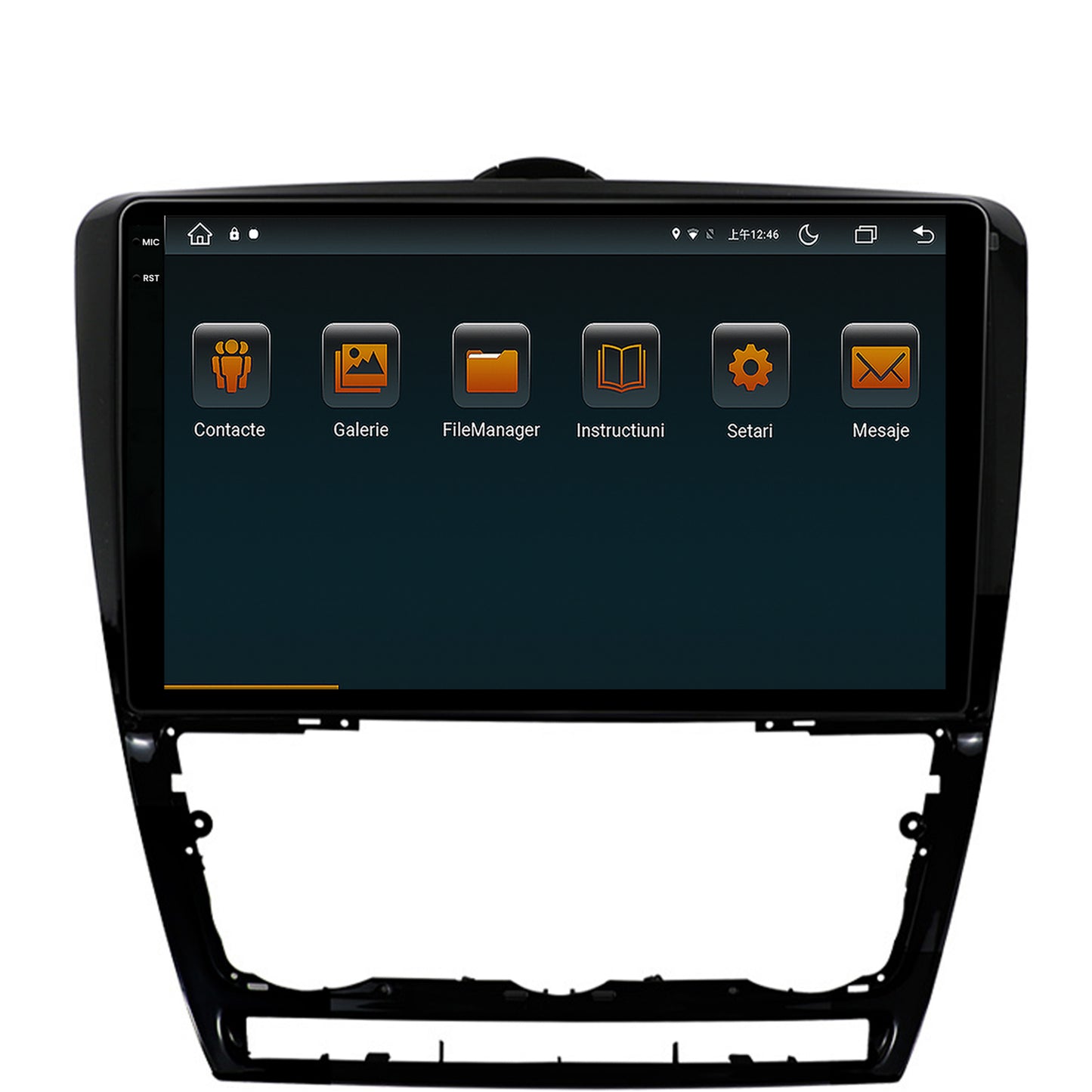Navigatie Skoda Octavia 2, Android, V-Octacore / 4GB RAM + 64GB ROM, 10.36 Inch - AD-BGV10004+AD-BGRKIT048v2
