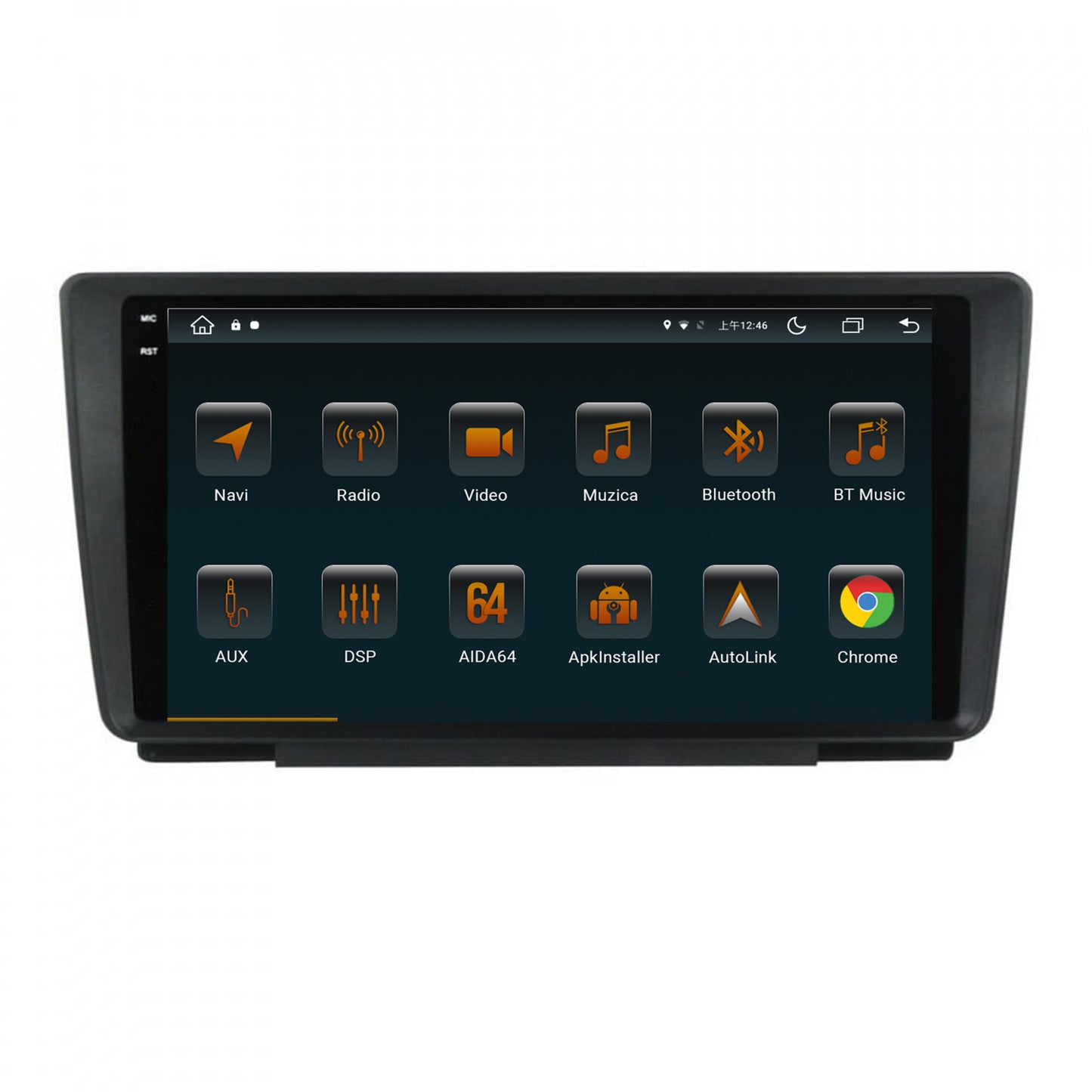 Navigatie Skoda Octavia 2, Android, V-Octacore / 4GB RAM + 64GB ROM, 9 Inch - AD-BGV9004+AD-BGRKIT038
