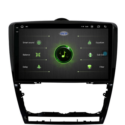 Navigatie Skoda Octavia 2, Android, X-Octacore / 8GB RAM + 256GB ROM, 10.36 Inch - AD-BGX10008+AD-BGRKIT048v2