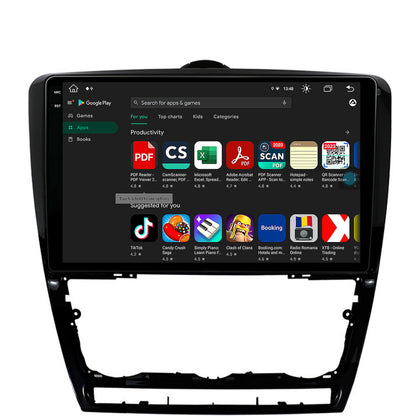 Navigatie Skoda Octavia 2, Android, X-Octacore / 8GB RAM + 256GB ROM, 10.36 Inch - AD-BGX10008+AD-BGRKIT048v2