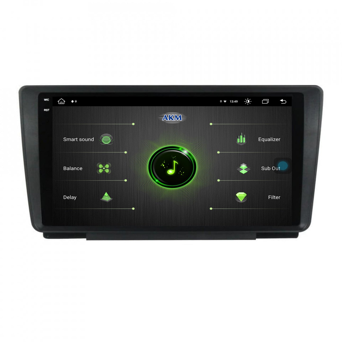 Navigatie Skoda Octavia 2, Android, X-Octacore / 8GB RAM + 256GB ROM, 9.5 Inch - AD-BGX9008+AD-BGRKIT038