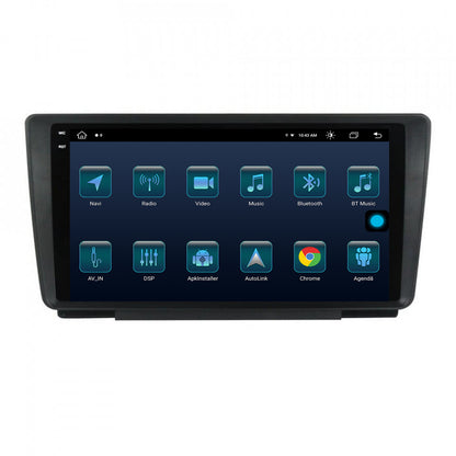 Navigatie Skoda Octavia 2, Android, X-Octacore / 8GB RAM + 256GB ROM, 9.5 Inch - AD-BGX9008+AD-BGRKIT038