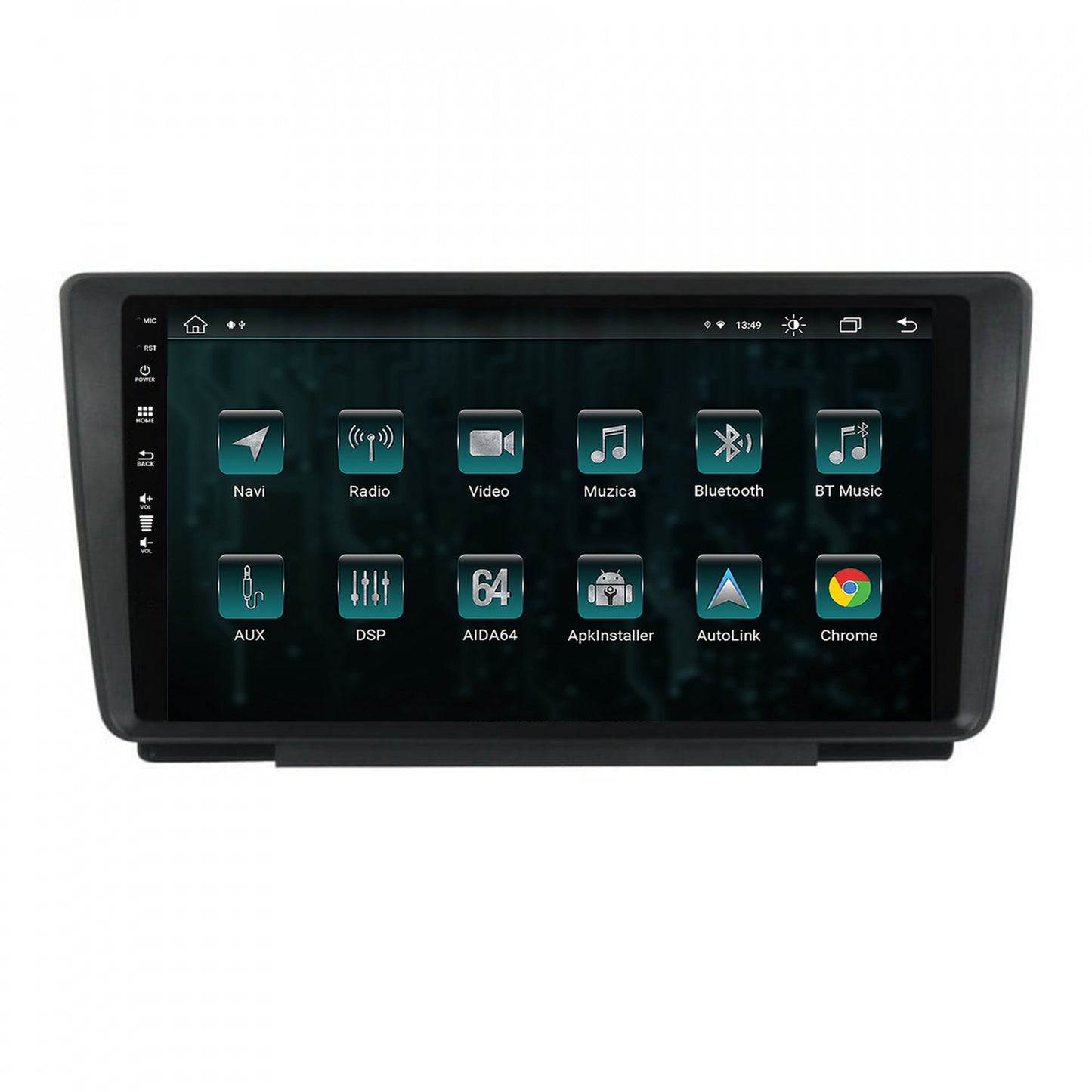 Navigatie Skoda Octavia 2, Android, Z-Octacore / 8GB RAM + 256GB ROM, 9 Inch - AD-BGZ9008+AD-BGRKIT038