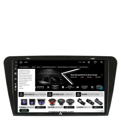 Navigatie Skoda Octavia 3 (2013-2018), Android, Z-Octacore / 8GB RAM + 256GB ROM, 10.1 Inch - AD-BGZ10008+AD-BGRKIT026