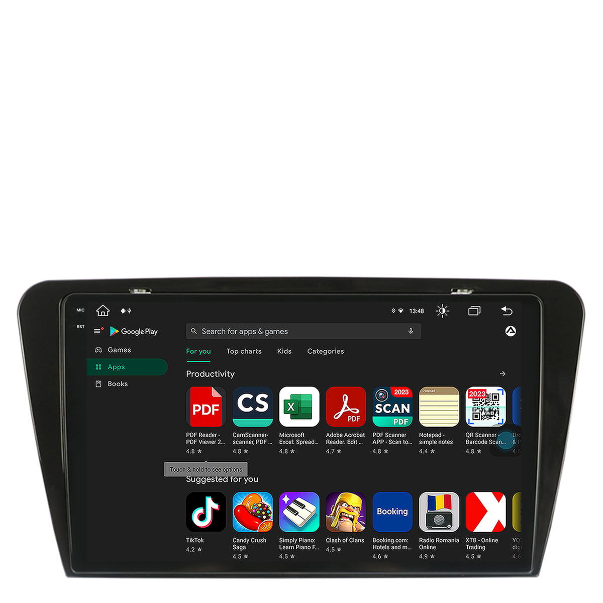 Navigatie Skoda Octavia 3 (2013-2018), Android, V-Octacore / 4GB RAM + 64GB ROM, 10.36 Inch - AD-BGV10004+AD-BGRKIT026