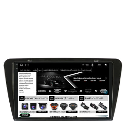 Navigatie Skoda Octavia 3 (2013-2018), Android, X-Octacore / 8GB RAM + 256GB ROM, 10.36 Inch - AD-BGX10008+AD-BGRKIT026