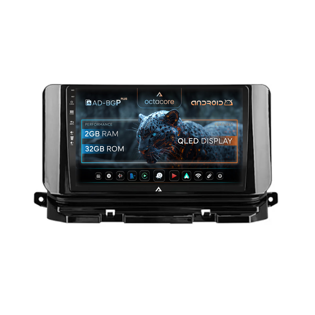 Navigatie Skoda Octavia 4 (2021+), Android, P-Octacore / 2GB RAM + 32GB ROM, 10.1 Inch - AD-BGP10002+AD-BGRKIT010