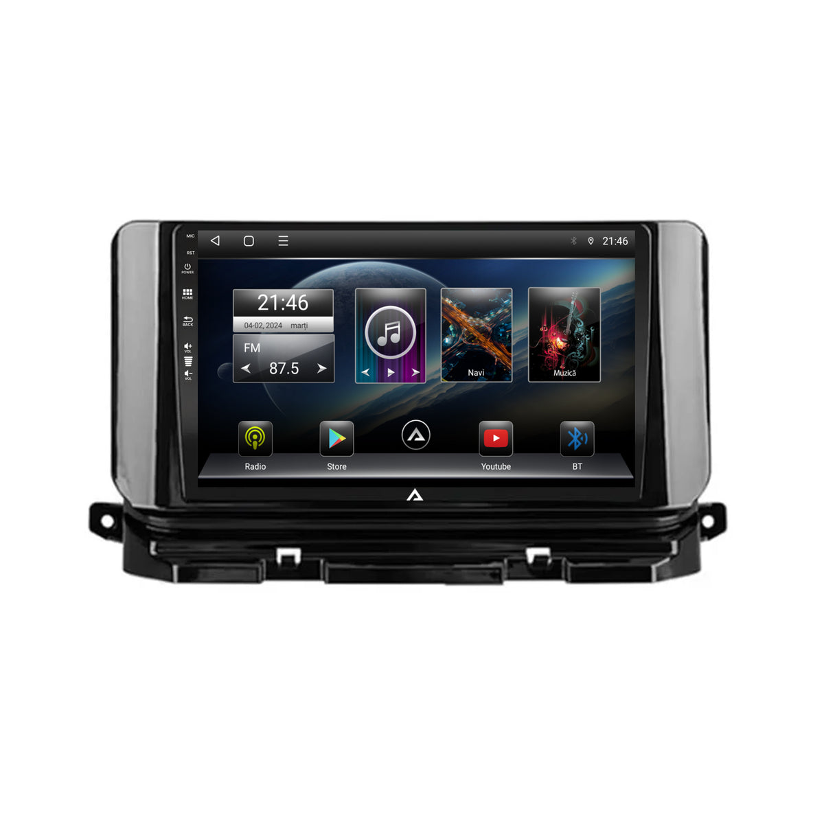 Navigatie Skoda Octavia 4 (2021+), Android, P-Octacore / 2GB RAM + 32GB ROM, 10.1 Inch - AD-BGP10002+AD-BGRKIT010