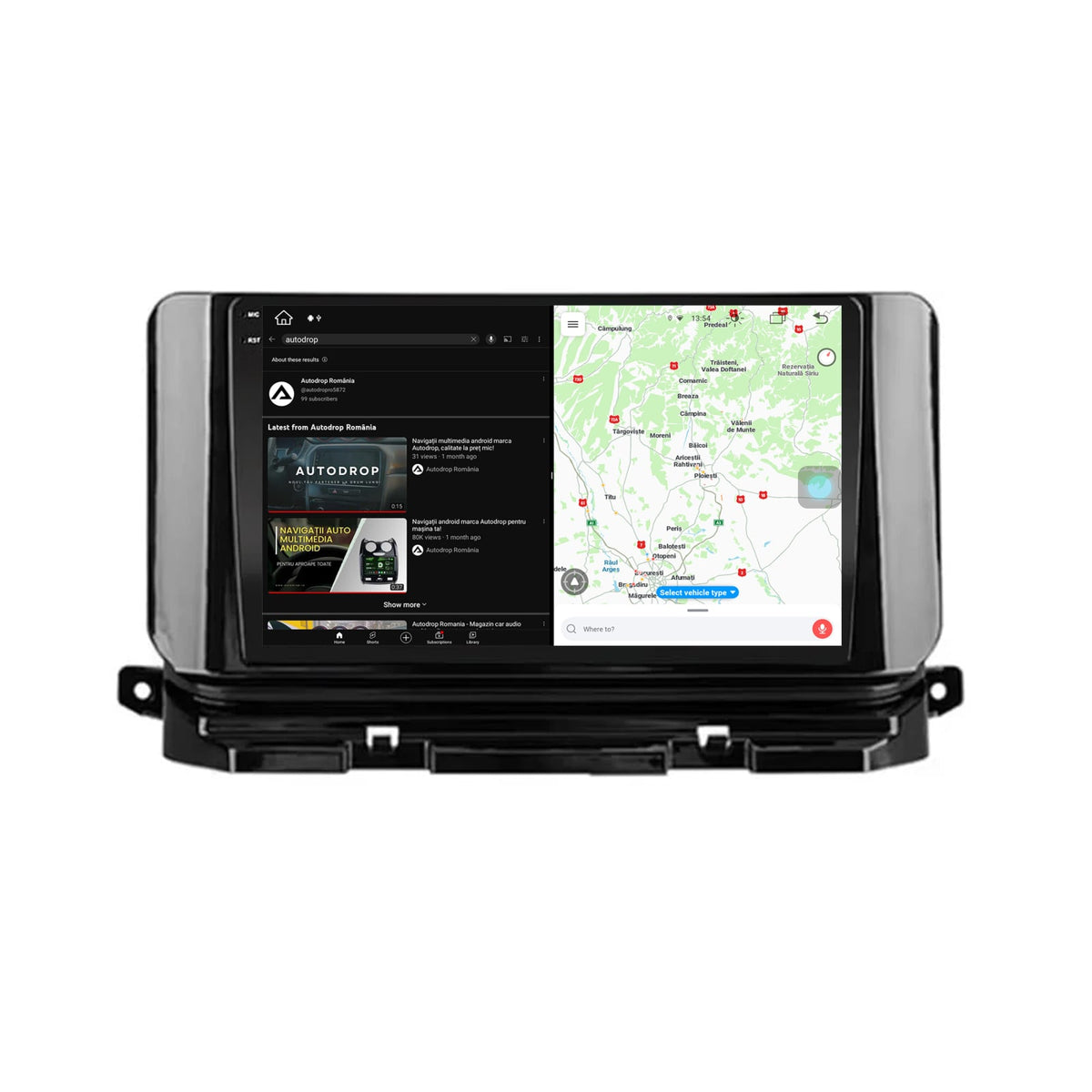 Navigatie Skoda Octavia 4 (2021+), Android, V-Octacore / 4GB RAM + 64GB ROM, 10.36 Inch - AD-BGV10004+AD-BGRKIT010