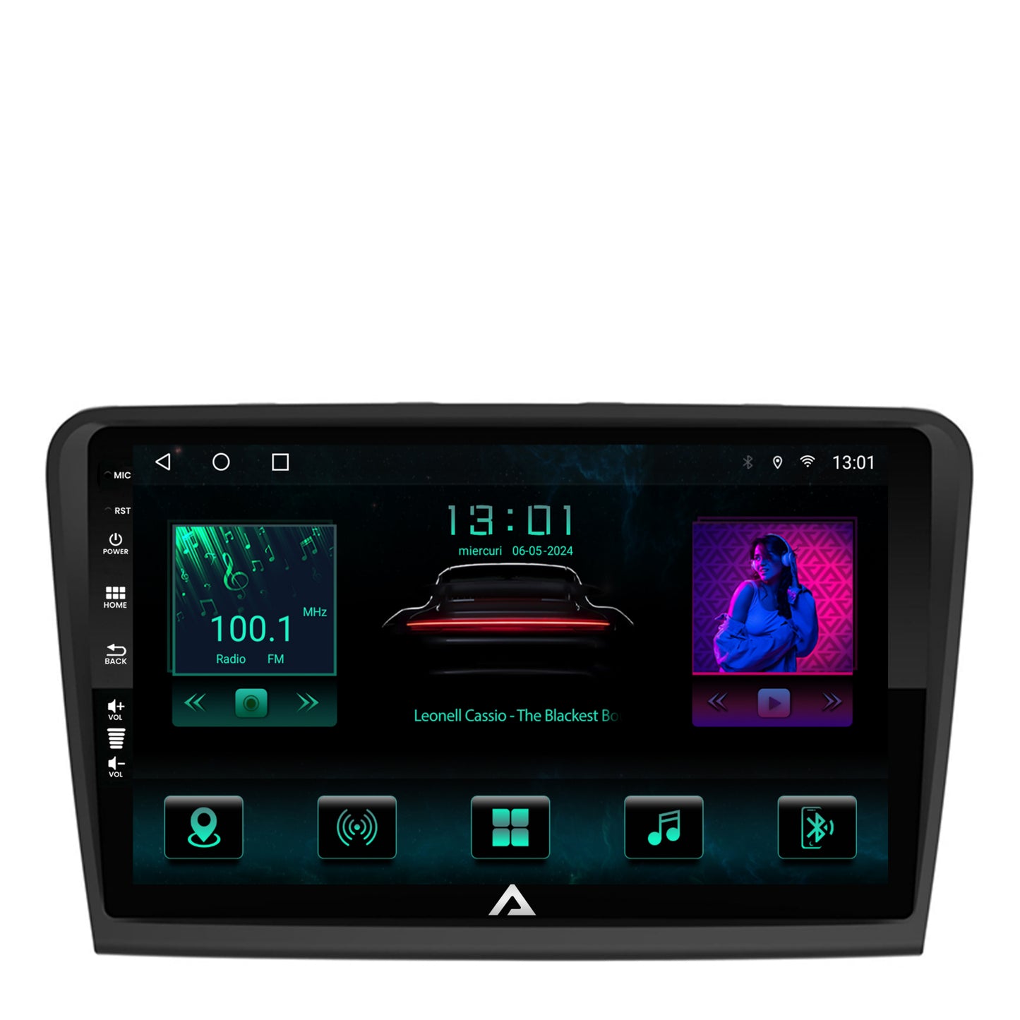 Navigatie Skoda Superb 2 (2008-2015), Android, A-Octacore / 4GB RAM + 64GB ROM, 10.1 Inch - AD-BGA10004+AD-BGRKIT043