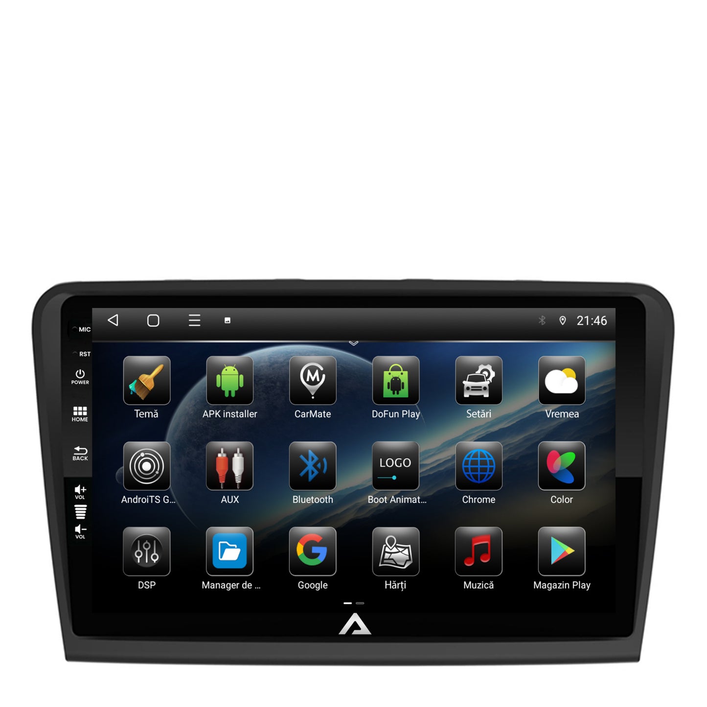 Navigatie Skoda Superb 2 (2008-2015), Android, P-Octacore / 2GB RAM + 32GB ROM, 10.1 Inch - AD-BGP10002+AD-BGRKIT043