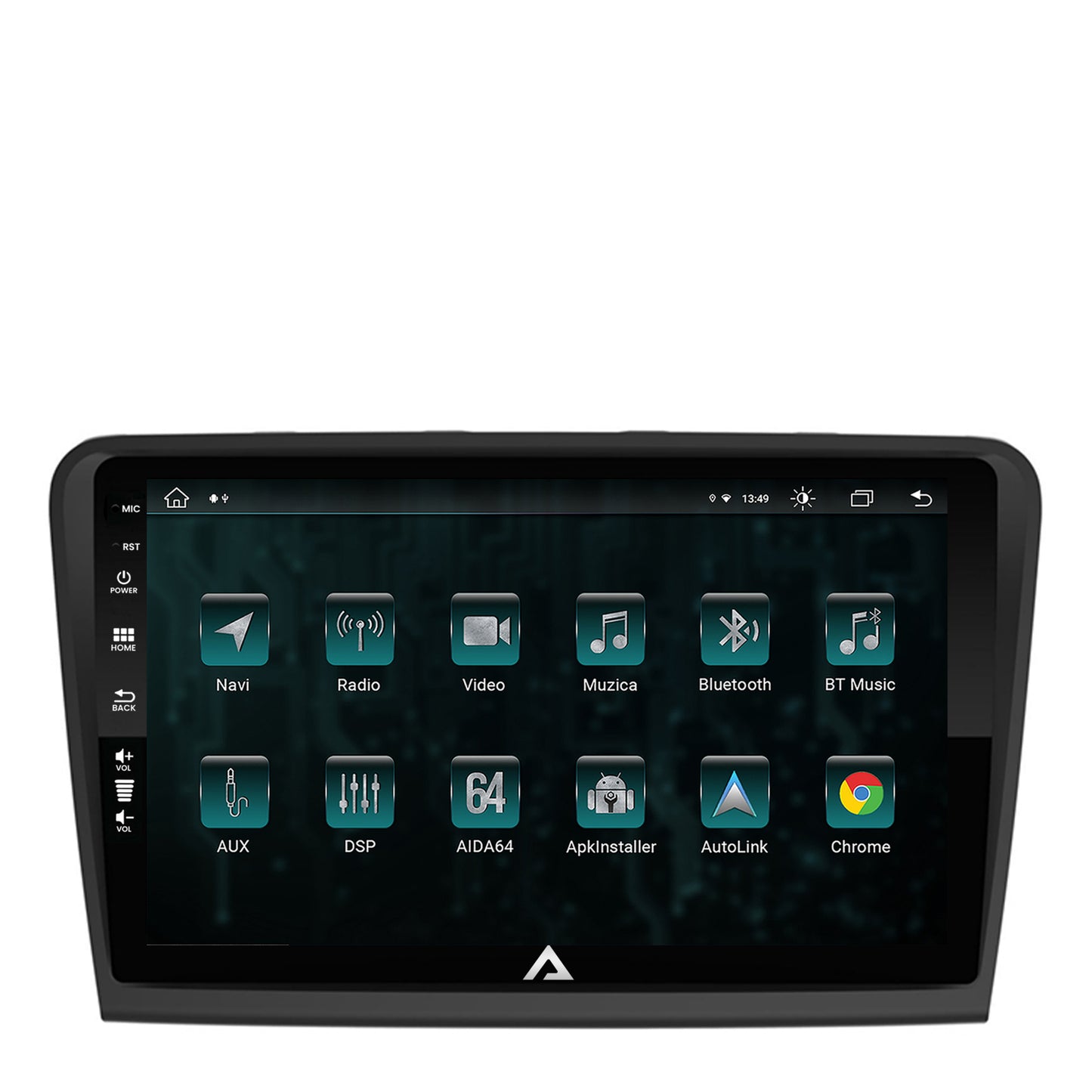 Navigatie Skoda Superb 2 (2008-2015), Android, Z-Octacore / 8GB RAM + 256GB ROM, 10.1 Inch - AD-BGZ10008+AD-BGRKIT043