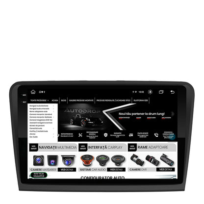 Navigatie Skoda Superb 2 (2008-2015), Android, V-Octacore / 4GB RAM + 64GB ROM, 10.36 Inch - AD-BGV10004+AD-BGRKIT043