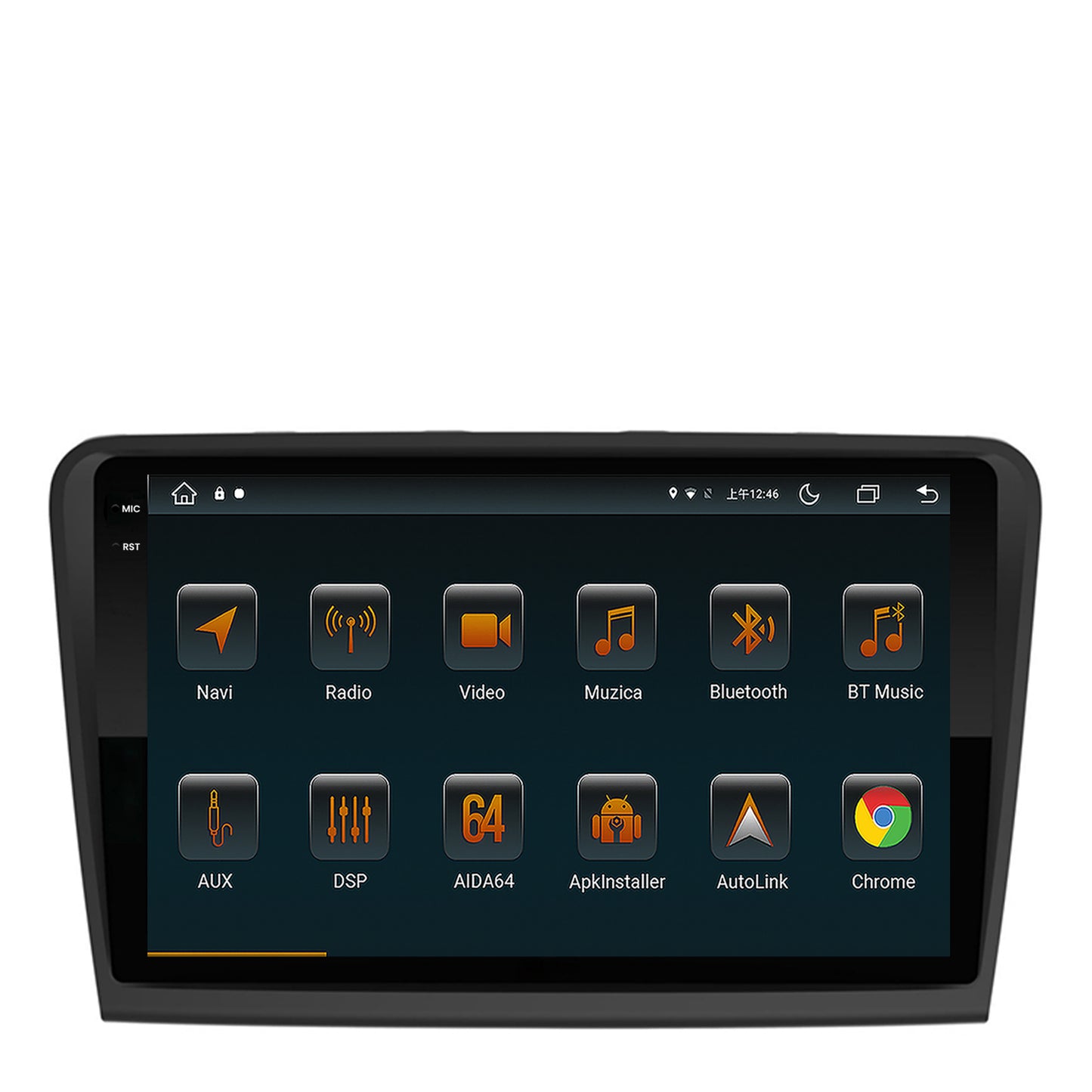 Navigatie Skoda Superb 2 (2008-2015), Android, V-Octacore / 4GB RAM + 64GB ROM, 10.36 Inch - AD-BGV10004+AD-BGRKIT043