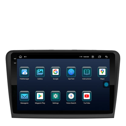 Navigatie Skoda Superb 2 (2008-2015), Android, X-Octacore / 8GB RAM + 256GB ROM, 10.36 Inch - AD-BGX10008+AD-BGRKIT043