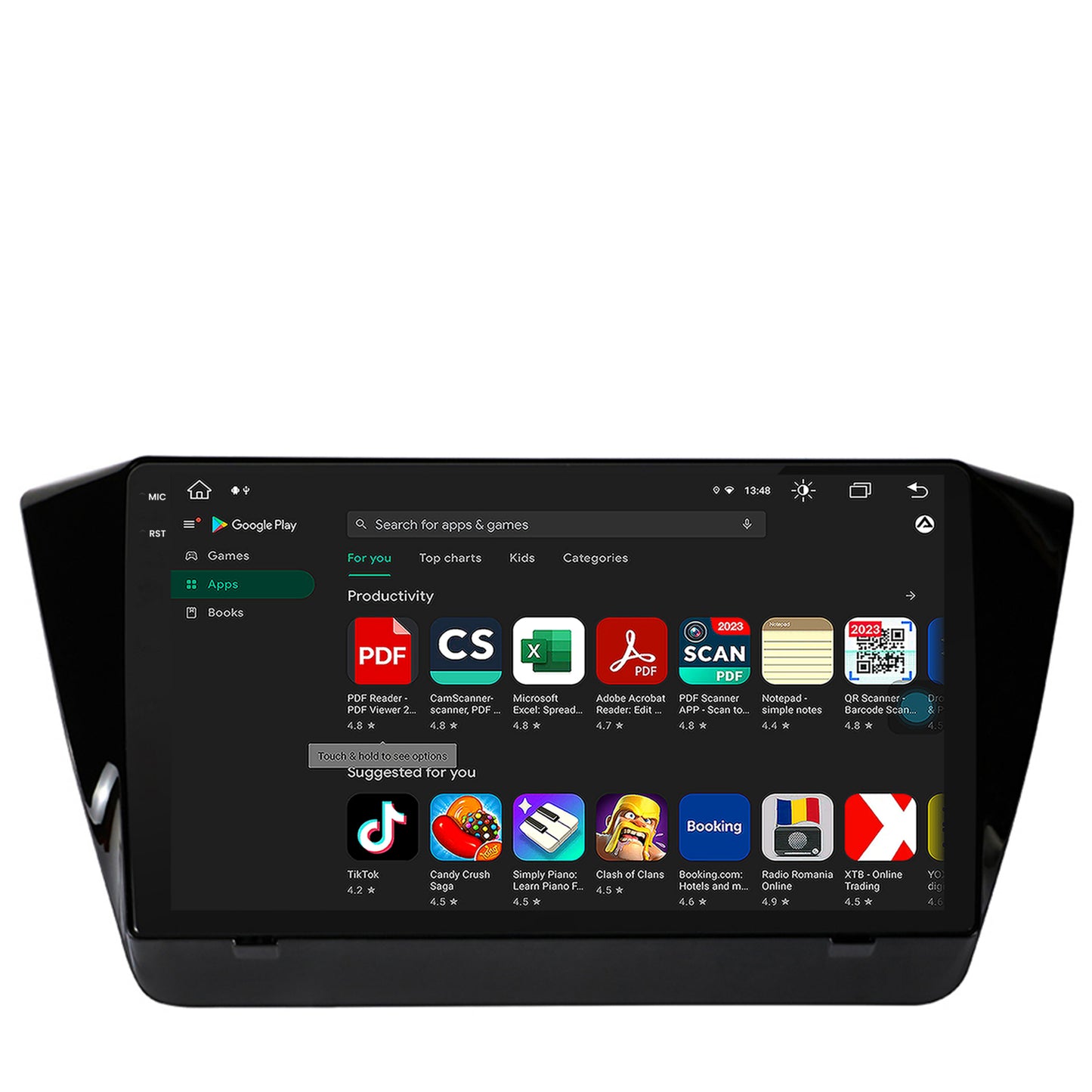 Navigatie Skoda Superb 3 (2015+), Android, V-Octacore / 4GB RAM + 64GB ROM, 10.36 Inch - AD-BGV10004+AD-BGRKIT034