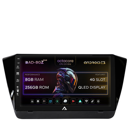 Navigatie Skoda Superb 3 (2015+), Android, Z-Octacore / 8GB RAM + 256GB ROM, 10.1 Inch - AD-BGZ10008+AD-BGRKIT034
