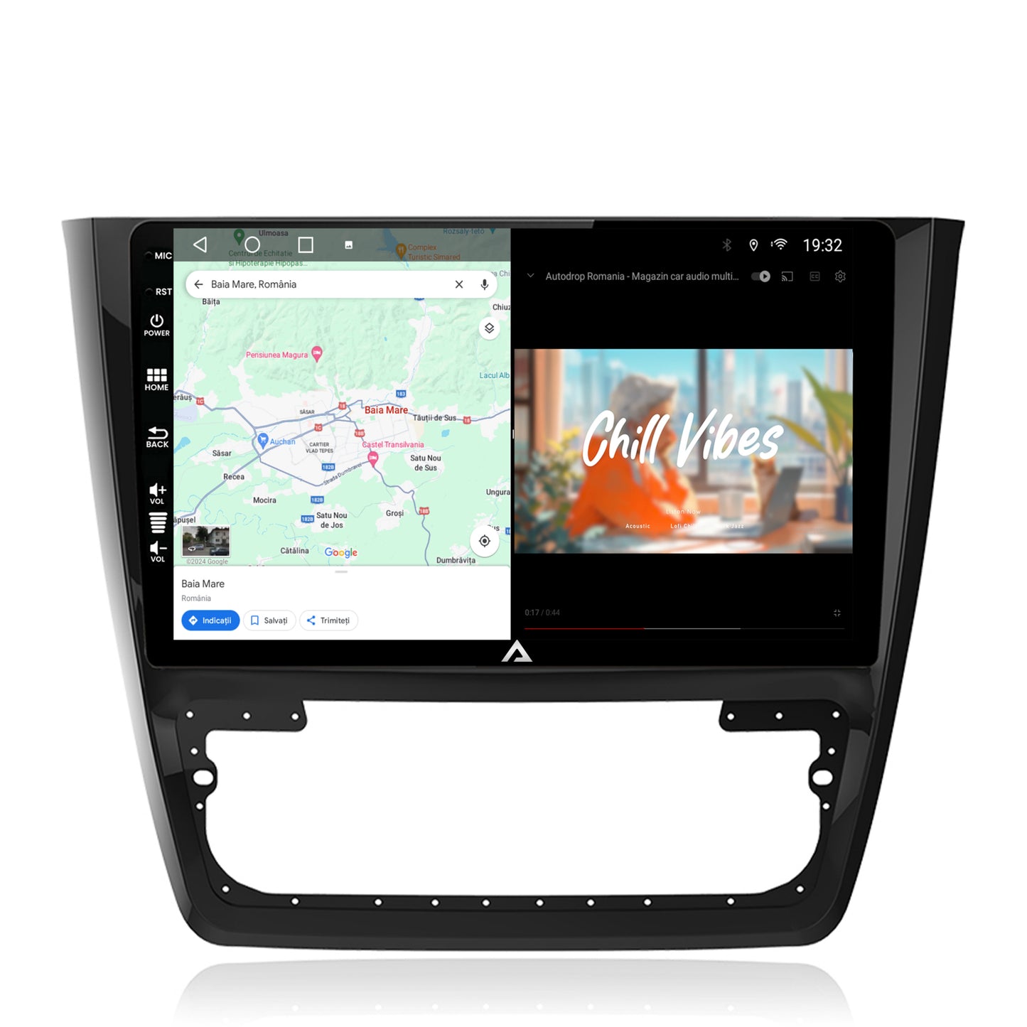 Navigatie Skoda Yeti, Android, A-Octacore / 4GB RAM + 64GB ROM, 10.1 Inch - AD-BGA10004+AD-BGRKIT040