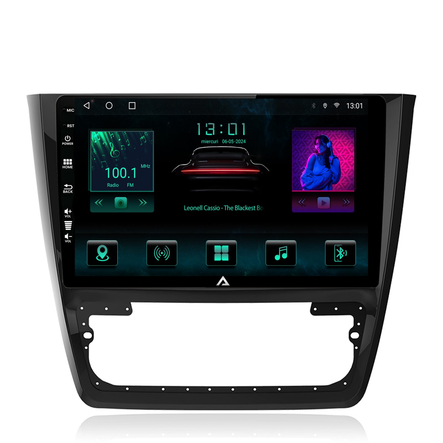 Navigatie Skoda Yeti, Android, A-Octacore / 4GB RAM + 64GB ROM, 10.1 Inch - AD-BGA10004+AD-BGRKIT040