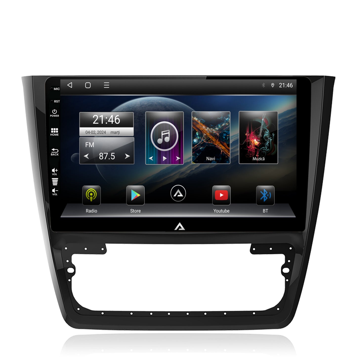 Navigatie Skoda Yeti, Android, E-Octacore / 2GB RAM + 32GB ROM, 10.1 Inch - AD-BGE10002+AD-BGRKIT040