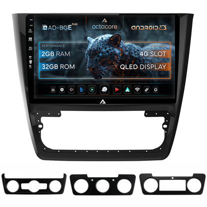 Navigatie Skoda Yeti, Android, E-Octacore / 2GB RAM + 32GB ROM, 10.1 Inch - AD-BGE10002+AD-BGRKIT040