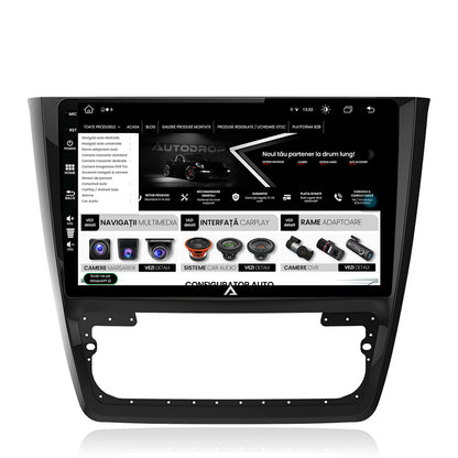 Navigatie Skoda Yeti, Android, Z-Octacore / 8GB RAM + 256GB ROM, 10.1 Inch - AD-BGZ10008+AD-BGRKIT040
