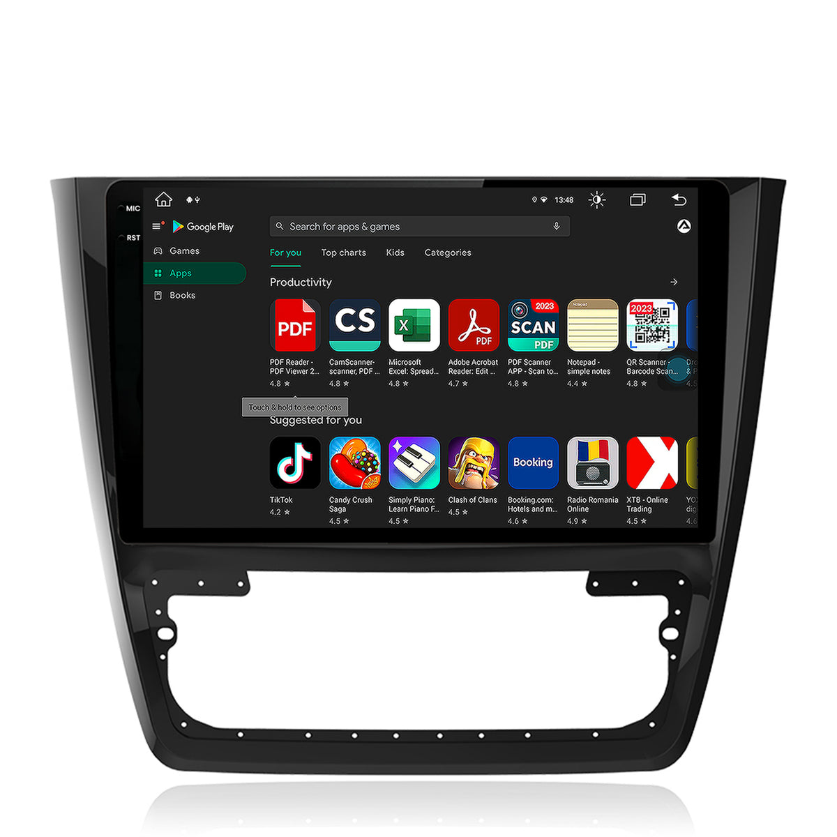 Navigatie Skoda Yeti, Android, X-Octacore / 8GB RAM + 256GB ROM, 10.36 Inch - AD-BGX10008+AD-BGRKIT040