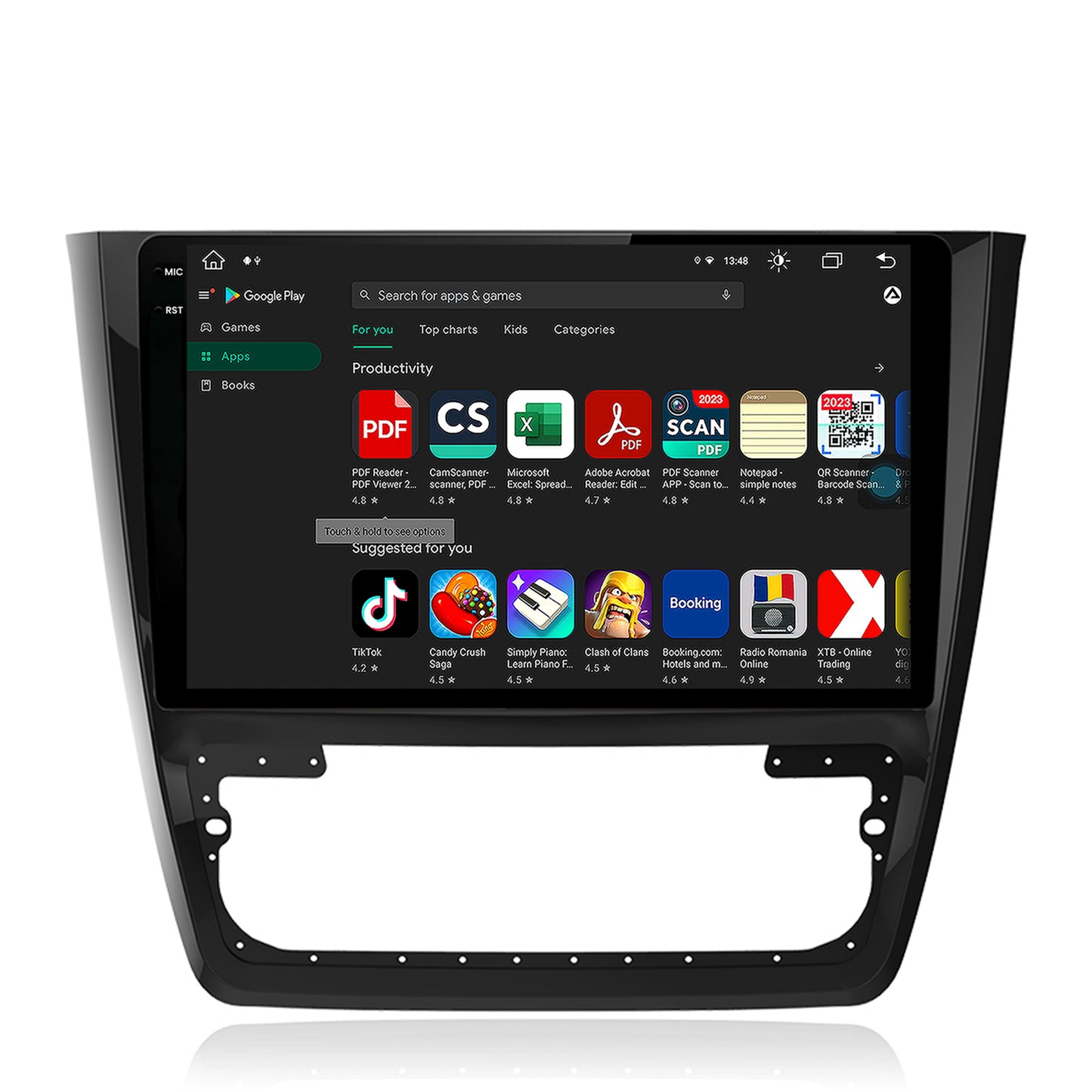 Navigatie Skoda Yeti, Android, X-Octacore / 8GB RAM + 256GB ROM, 10.36 Inch - AD-BGX10008+AD-BGRKIT040