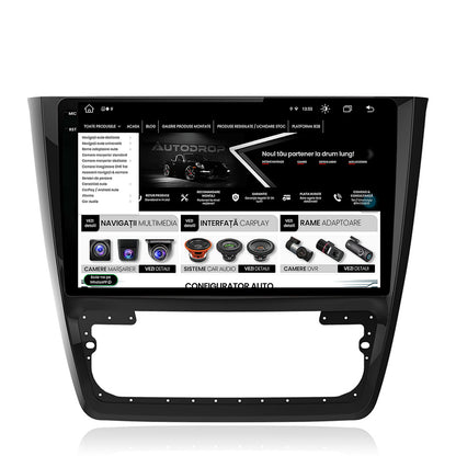 Navigatie Skoda Yeti, Android, X-Octacore / 8GB RAM + 256GB ROM, 10.36 Inch - AD-BGX10008+AD-BGRKIT040