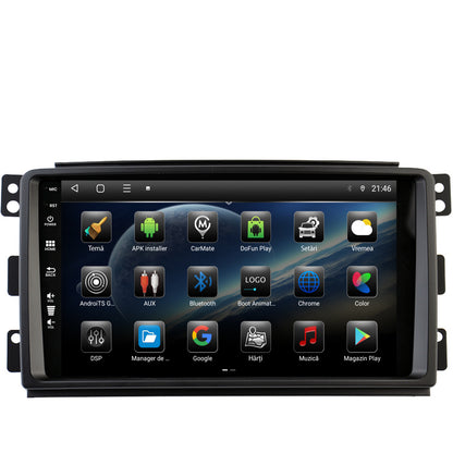 Navigatie Smart For Two (2007-2010), Android, P-Octacore / 2GB RAM + 32GB ROM, 9 Inch - AD-BGP9002+AD-BGRKIT417
