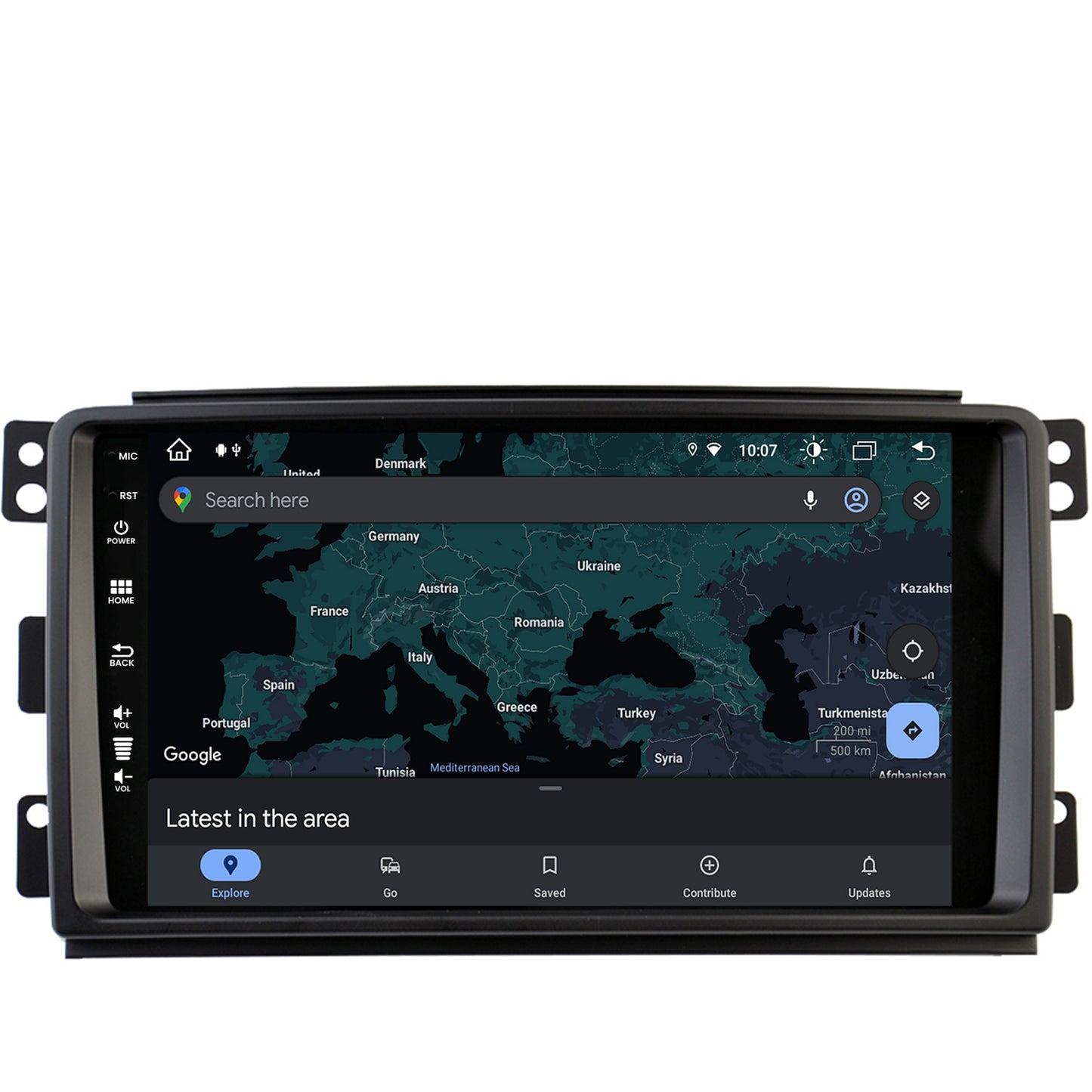Navigatie Smart For Two (2007-2010), Android, Z-Octacore / 8GB RAM + 256GB ROM, 9 Inch - AD-BGZ9008+AD-BGRKIT417